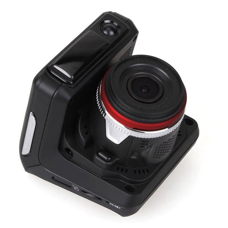 X7 two-in-one driving recorder electronic dog warning mobile speed radar monitoring bilingual... Milky white dual lens