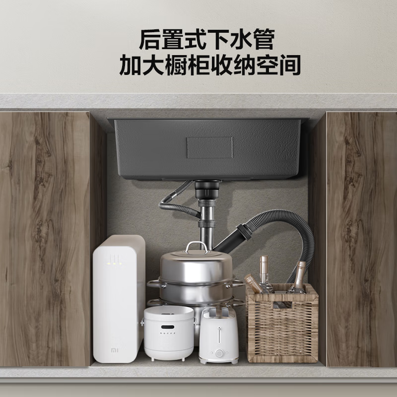 VATTI 304 stainless steel sink large single-slot kitchen sink integrated basin household vegetable sink basin S3 series