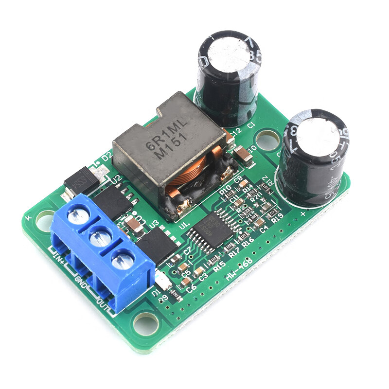 Zejie 24v/12V to 5V/5A power supply DC-DC step-down module IN9-35V super LM2596S replaces 055L 9-35V to 5V5A USB+ terminal output