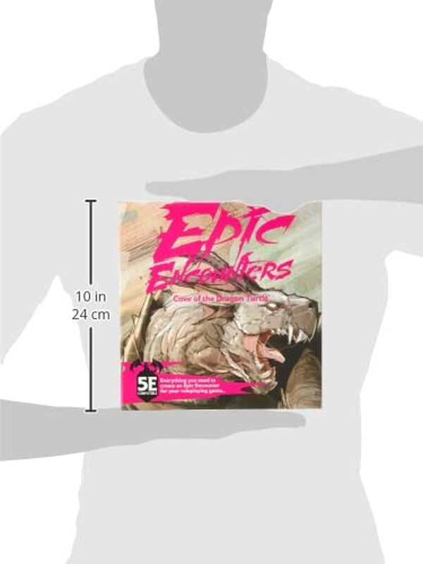 Steamforged Games Dragon Turtle Boss Battle Board Game Double-sided Game Map 5E Compatible Role Playing