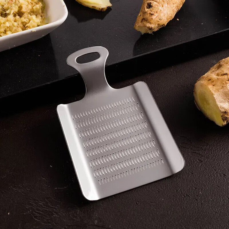 Stainless steel ginger grinder, garlic grinder, ginger grinder, ginger grinder, household grinding and grating supplementary food, ginger and garlic grinder, ginger grinder, 1 large size