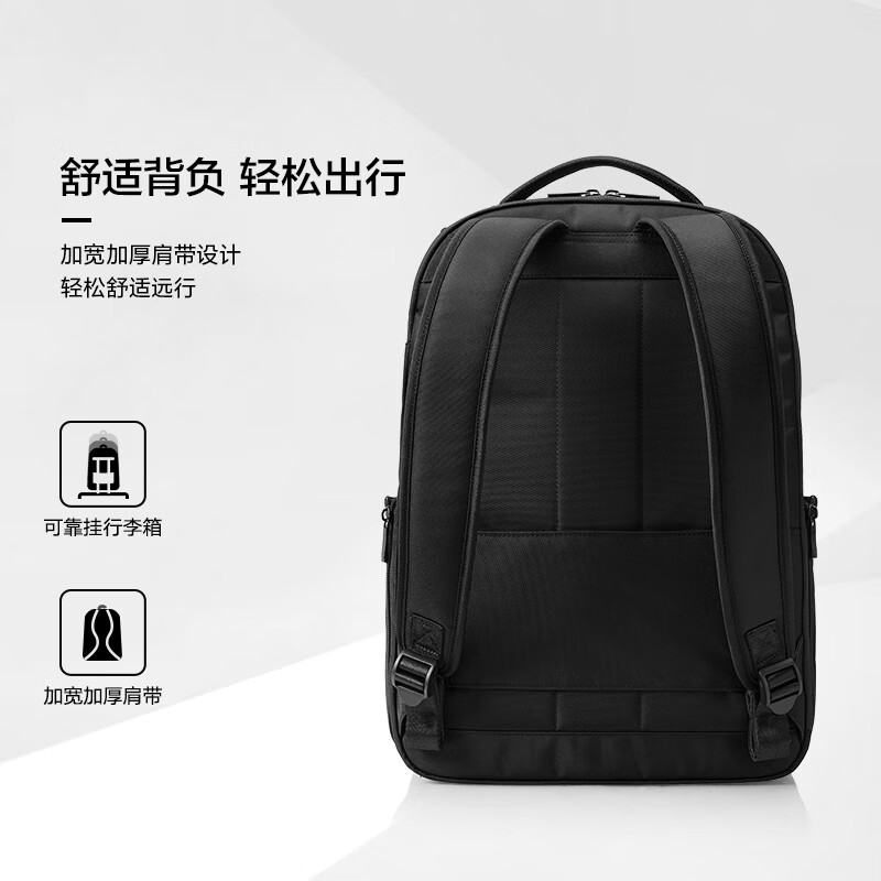Samsonite Backpack Computer Bag Men's 15.6-inch Laptop Business Backpack Travel Bag Commuting Large Capacity TT0*004