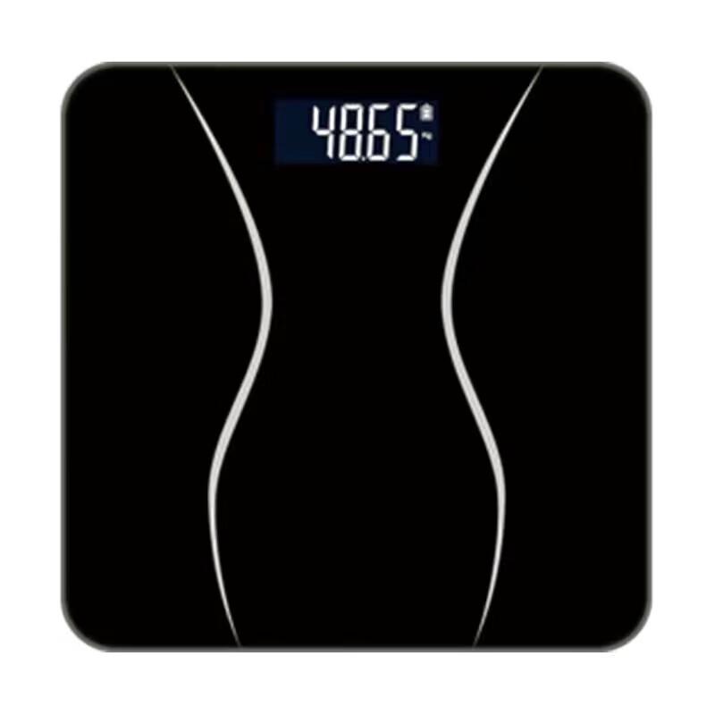 Body weight scale smart body fat scale electronic scale human body small human body home precision charging weight loss special body scale precision weight scale battery model classic black
