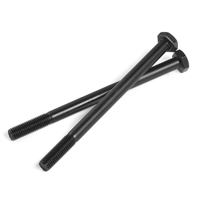 JINGGONG Grade 12.9 external hexagonal screw high strength half thread extended screw bolt M6M8M10M12M16-M30 M8*80 half thread (10 pieces)