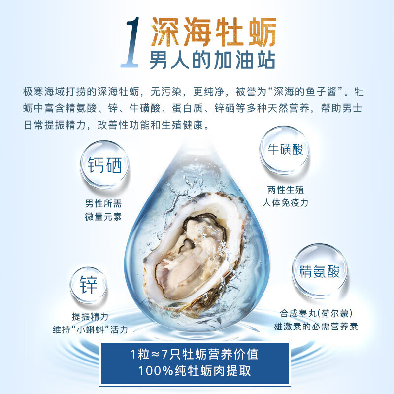 DYVIRE US original imported maca tablets oyster essence oyster arginine vitality tablets male nourishment