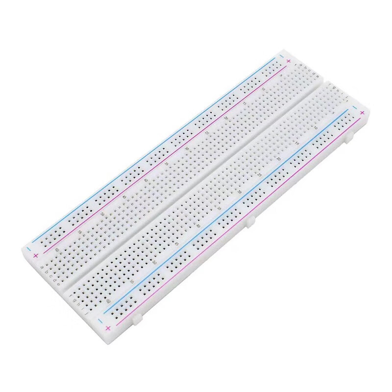 Noran 830-hole breadboard DIY electronic kit experiment board circuit board hole board MB-102 breadboard with adhesive 165 56 8.5mm