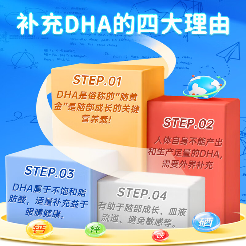 Life Extension DHA Children's Deep Sea Fish Oil Improves Memory and Brain Replenishing Soft Capsules High Purity EPA Imported from the United States