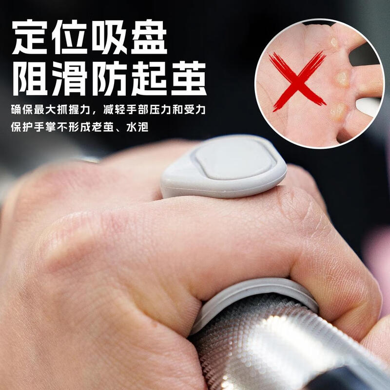 Yuhao silicone palm pads, fitness non-slip gloves, hand guards, horizontal bar pull-up equipment, training gym weightlifting grips, anti-cocooning, ergonomic silicone palm pads - black pair