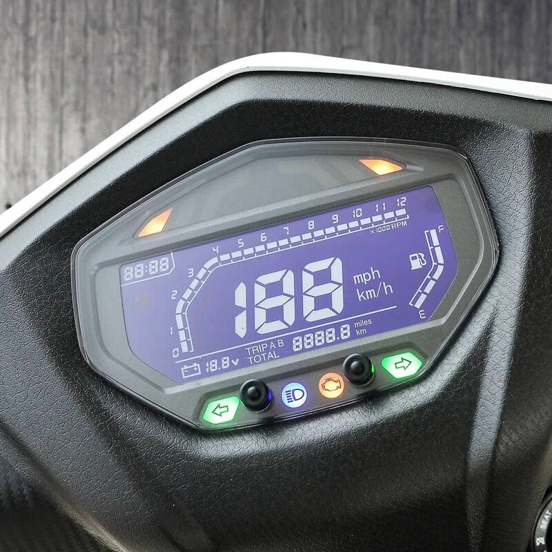 Qianjiang TAN125+ scooter, fuel-saving and light for commuting, cost-effective takeout, trunk + guard, starry night black