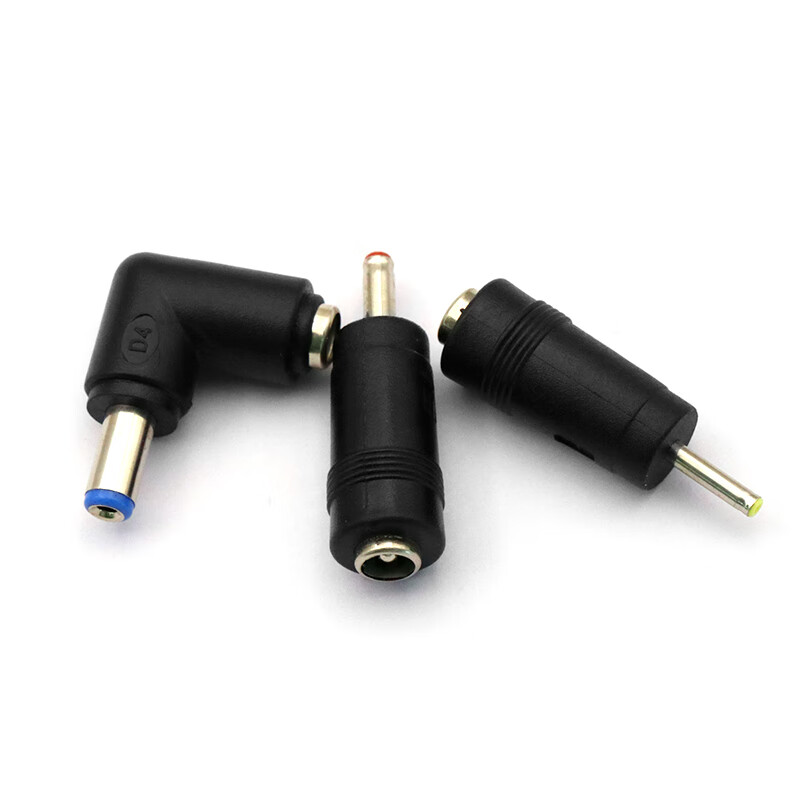 Dafuri dc DC power conversion plug adapter 5.5/2.1 female to male charger laptop adapter DC5.5x2.1 female to 4.0x1.7 power adapter