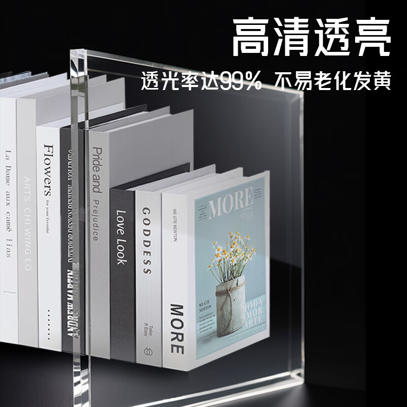 Haoskop acrylic board custom 5mm high transparent plexiglass board display stand bracket photo frame storage box DIY