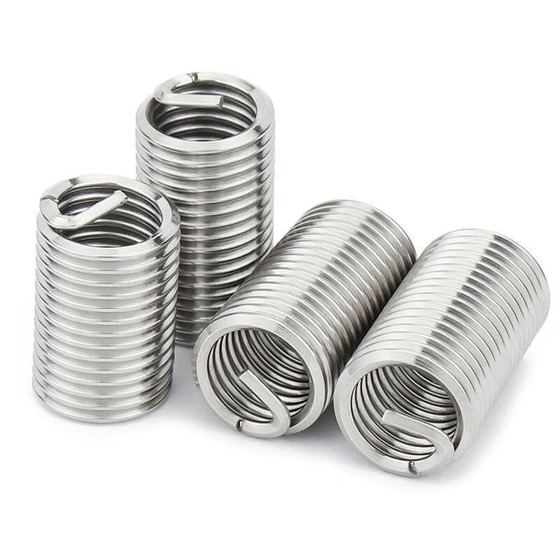 Shantou Lincun thread protective sleeve stainless steel braces wire thread sleeve screw sleeve steel braces braces M12*1.75 pitch*2.5D (200 pieces)
