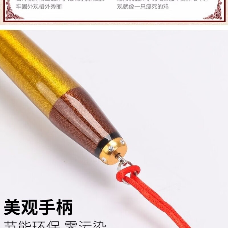 Feather duster removes dust without shedding hair, real household car dust sweeper telescopic cleaning Zenzi old-fashioned chicken feather sweep medium brown