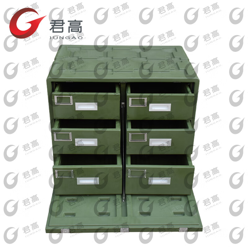 Jungao Six Drawer Box XTC 800*600*600mm Six Drawer Medicine Box Plastic Box Rotational Molding Box Equipment Box