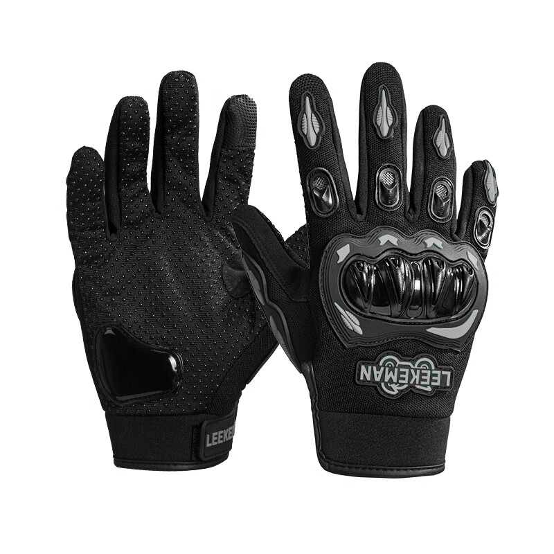 Cheguimu motorcycle gloves windproof and fall-proof motorcycle riding all-season protection full-finger touch screen rider equipment 2xl