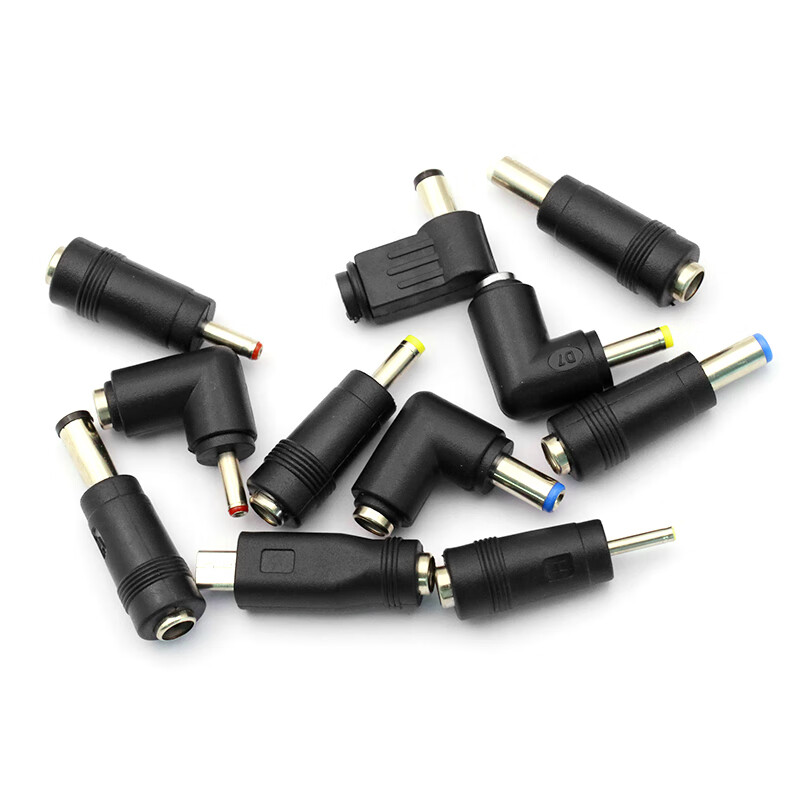 Dafuri dc DC power conversion plug adapter 5.5/2.1 female to male charger laptop adapter DC5.5x2.1 female to 4.0x1.7 power adapter
