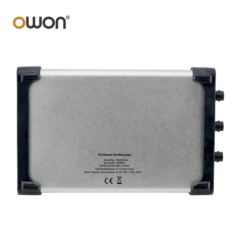 Owon Lilip virtual oscilloscope VDS6102A dual-channel 14-bit high-precision 100M virtual PC digital oscilloscope convenient standard signal source secondary development