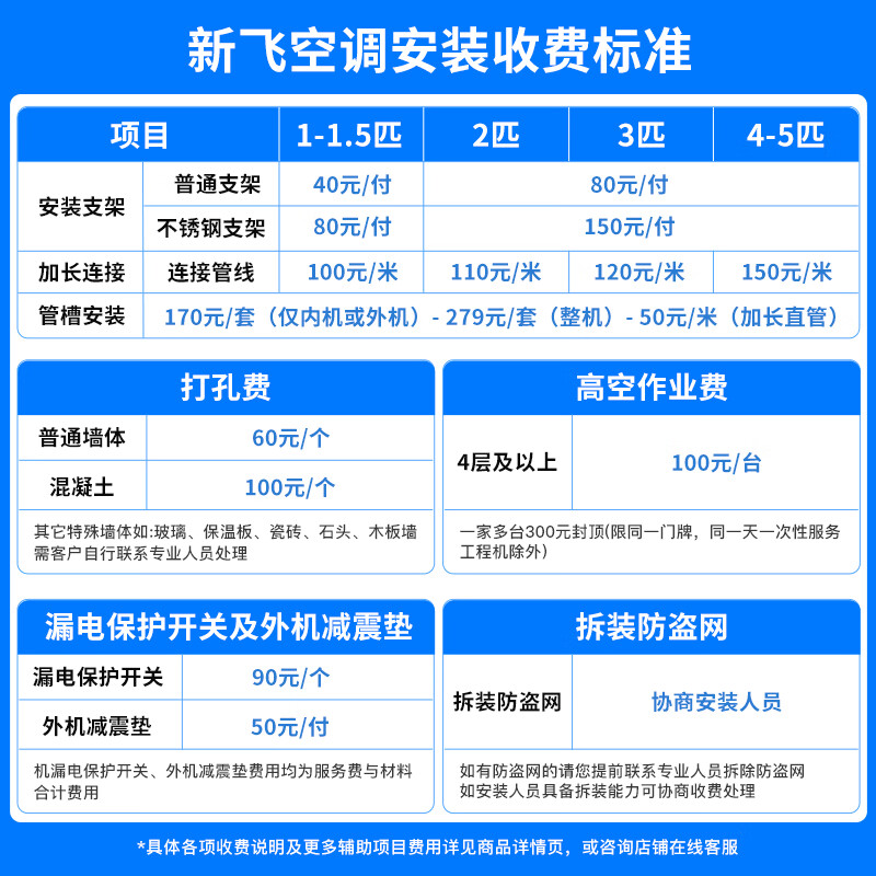 Xinfei air conditioner 2 HP, true power saving, first-class energy efficiency, variable frequency heating and cooling, pure copper tube, national subsidy, trade-in for new household air conditioner KFR-50GW/G22BPA22-1