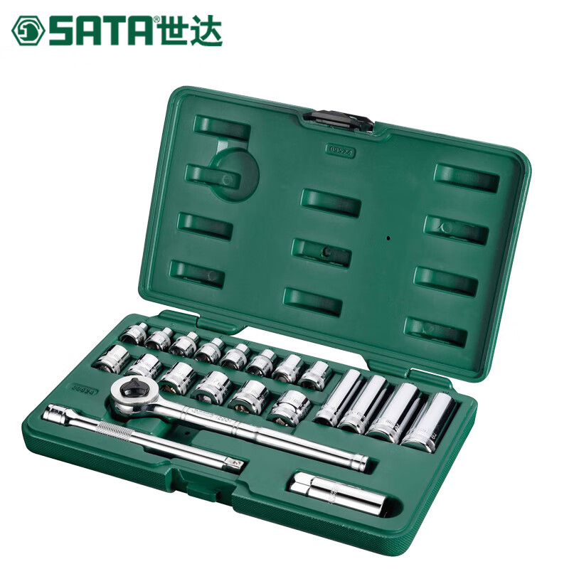SATA hardware tool box combination set 10mm Zhongfei auto repair socket set 09004 09524