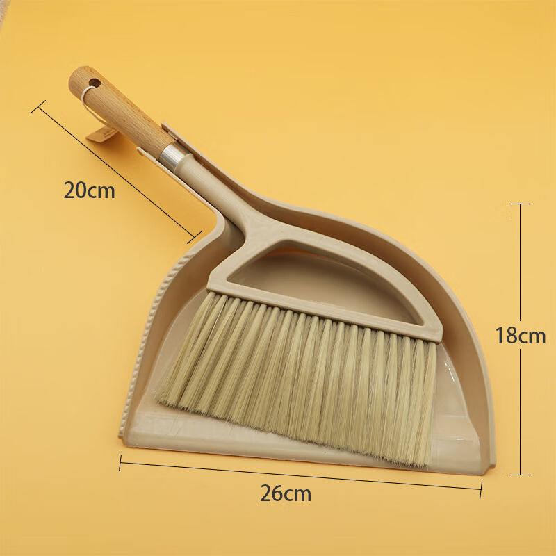 Cleaning desk mini broom broom dustpan cleaning combination household broom set children's desktop student bed sweeping broom set light gray desktop dustpan set