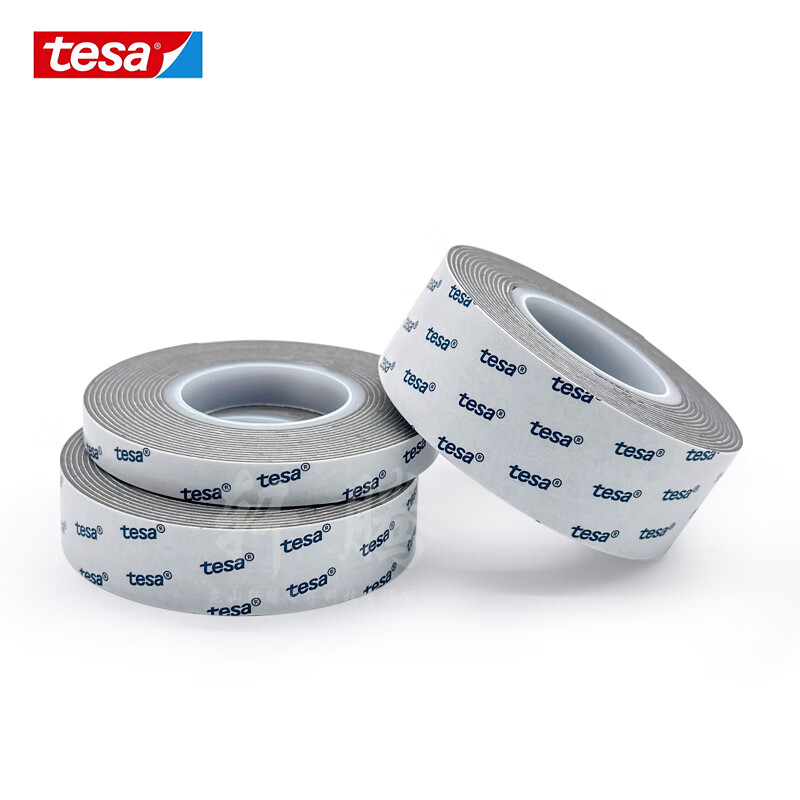 Tesa strong double-sided tape, high viscosity, traceless car tail fin ornaments, ETC special adhesive for wall tiles, high temperature resistant, waterproof, fixed back adhesive 6311 30mm*3m*thick 1.1mm, high viscosity, primer-free
