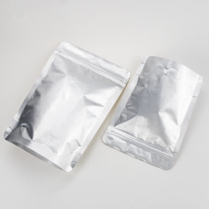 Masifu aluminum foil ziplock bag tea seal bag snack bag packaging bag self-standing sampling seal bag 18*26+4cm (50 pieces/bag)