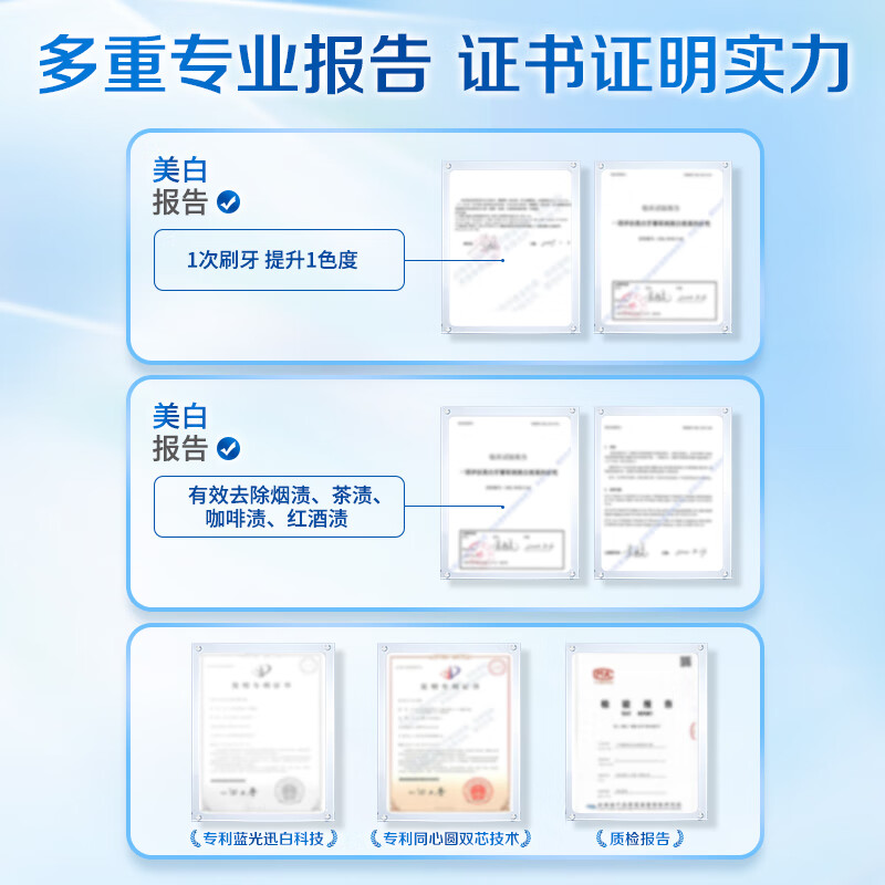 Zhonghua Jin Chun Mo Li Xun White Toothpaste freshens breath, color repair and whitening, patented blue light Xun White Technology 170g*1 stick