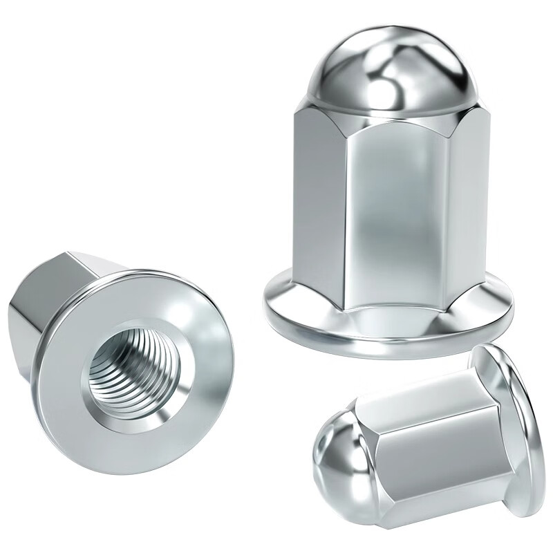 Tianzhuo Hardware Heightened and Extended Flange Cover Nut Cover-shaped Decorative Nut Cap Mother Cap Motorcycle Cylinder Head Nut M5-M10 M10*30 8 pcs