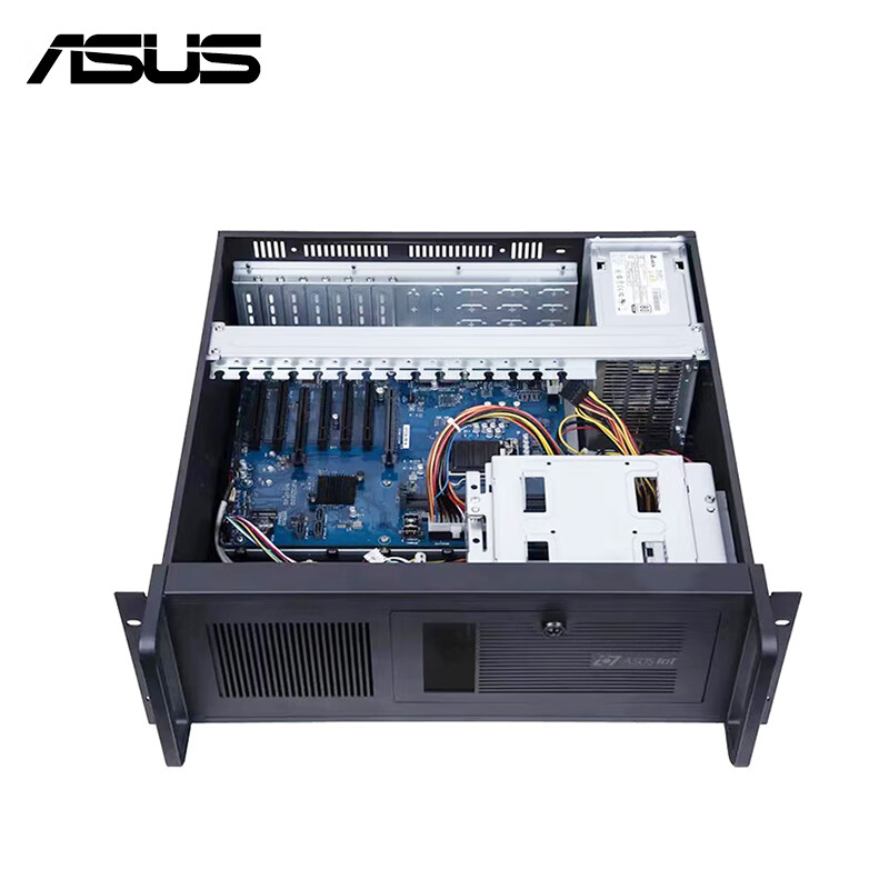 ASUSUITRAHOT industrial computer The new ASUS industrial computer EBE-4U industrial computer host computer visual inspection 5PCIE supports 3 display server desktop host can replace Advantech industrial computer EBE-4U/Q670EA/I5-12400 16G memory/512G solid state + 2T machinery*2