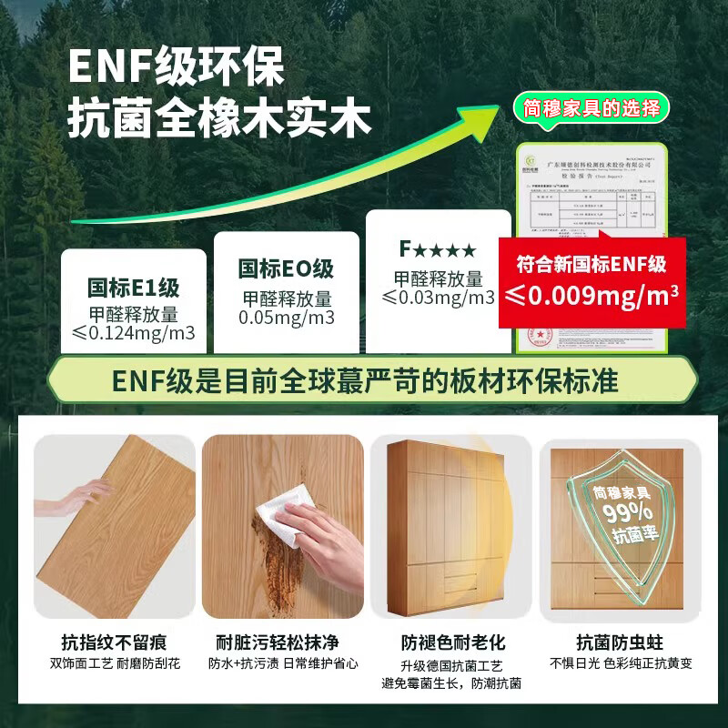 Jian Mu customized all solid wood wardrobe new style 2025 hot style home bedroom eighty or ninety door segmented handle-free oak wardrobe 2.5 meters long seven door wardrobe 2.6 meters high wardrobe + top cabinet