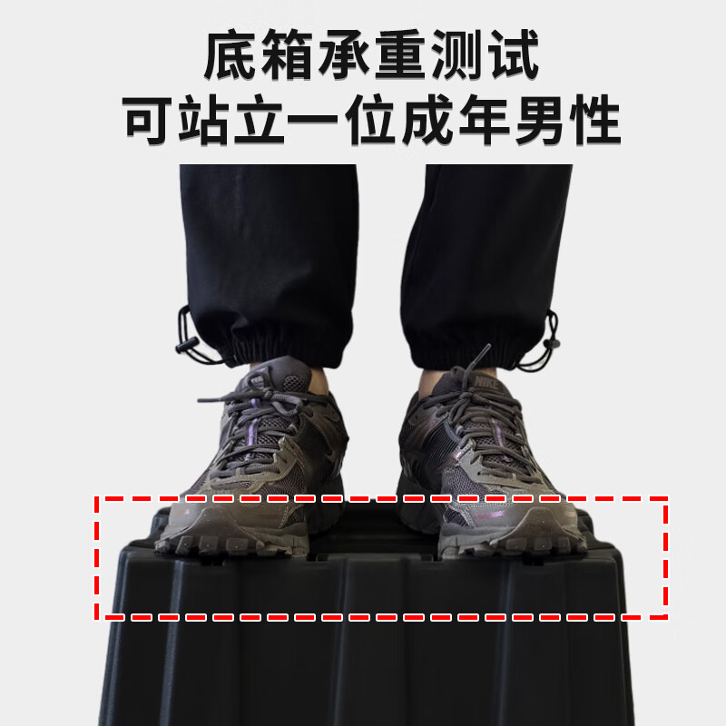 Gulihuang turnover box industrial product storage box plastic logistics box storage box finishing box large 620*415*430 with lid