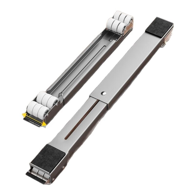 Suitable for washing machine base frame, removable refrigerator base pulley bracket, drum special pad, non-slip and shock-proof foot pads, double row swivel wheels, white - Please contact customer service for verification before placing an order.