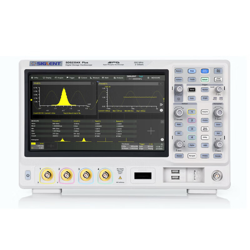 SIGLENT digital oscilloscope SDS2504X Plus (500M four channels) 2G sampling 8-10bit
