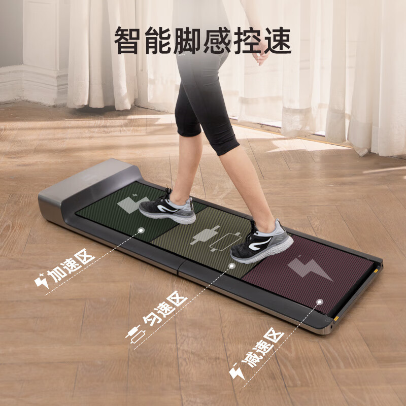 Goldsmith walking machine installation-free folding home smart treadmill small fitness equipment P1 P1 silver classic model