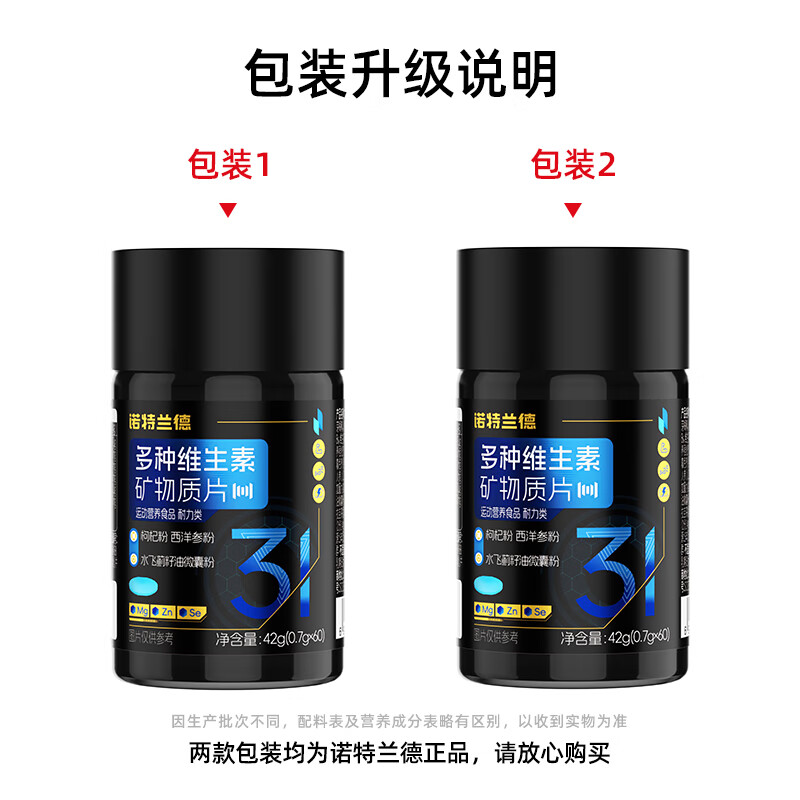 Notland men's multivitamin mineral tablets 60 tablets/bottle multivitamin vbvcve zinc magnesium lycopene