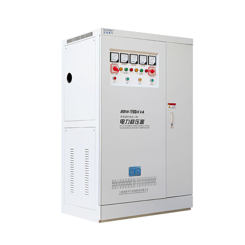 Pupan voltage stabilizer three-phase 380v fully automatic 100kw tunnel high-power power booster 500/600kw industrial use SBW-50KVA
