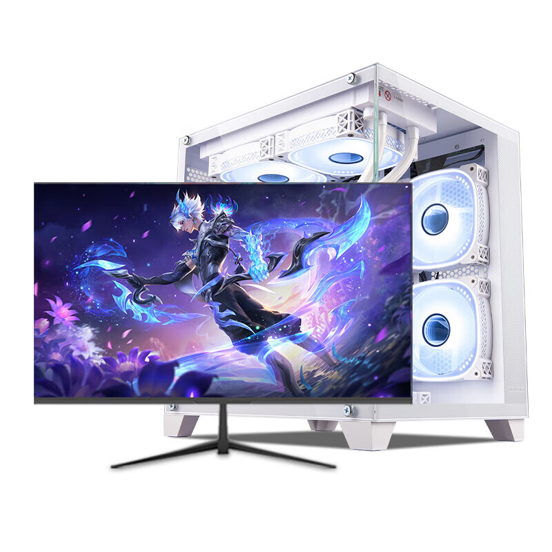 Intel i9 level game independent graphics business office design clip LOL Black Myth RTX4060 gaming independent graphics used desktop computer DIY assembly computer i9 level ten core 16G+620G GTX705 single host 99% new