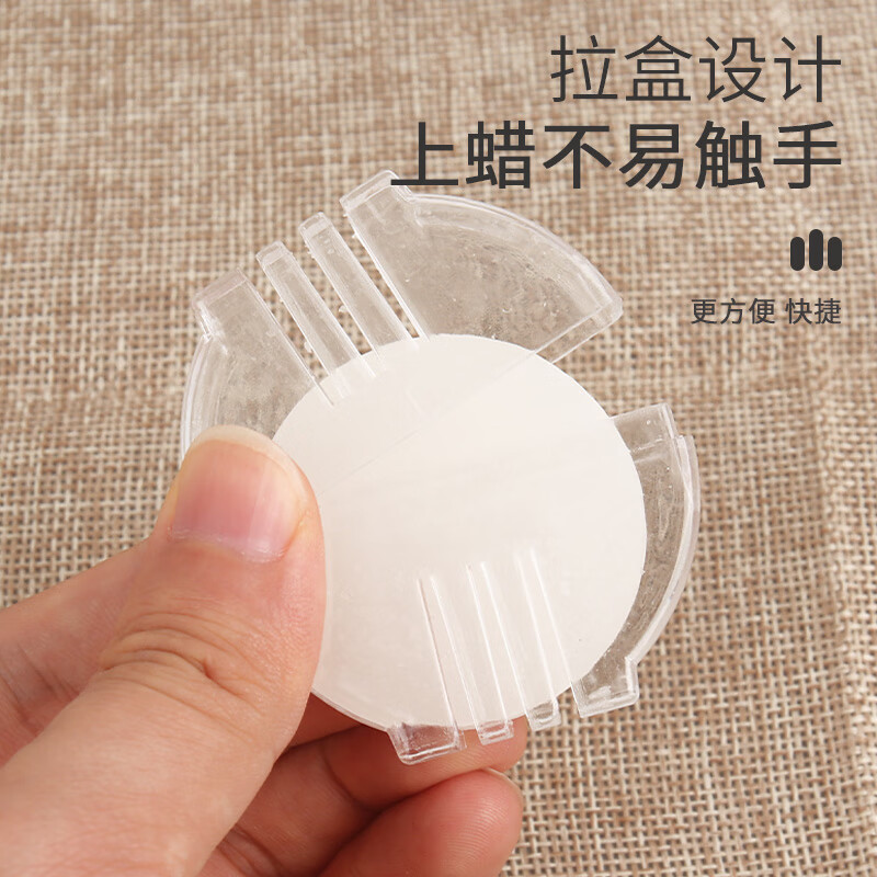 Kunsui imitation bamboo plastic embroidery stretcher, handmade cross-stitch stretcher, embroidery tool, cross-stitch lubricating thread wax, stamp embroidery stand tool, cross-stitch thread wax-2 boxes + 4 replacement packs