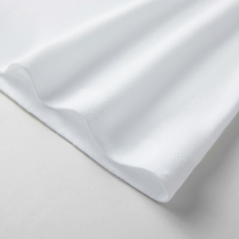 Sangun 2-piece T-shirt men's bottoming shirt Xinjiang pure cotton elastic thin V-neck threaded knitted cotton men's short-sleeved white + gray slim version, if you like looseness, you can take a larger size L 170