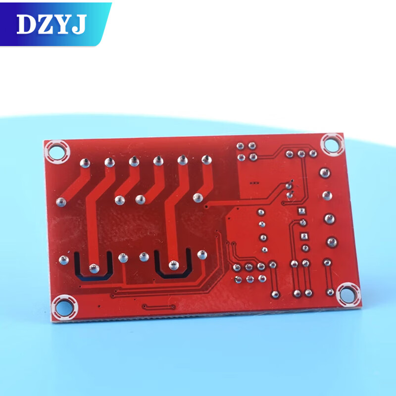 2-way button self-locking interlocking three-select one relay module high and low level trigger with switch light 5V12V24V 2-way 12V relay self-locking/interlocking/jogging optional