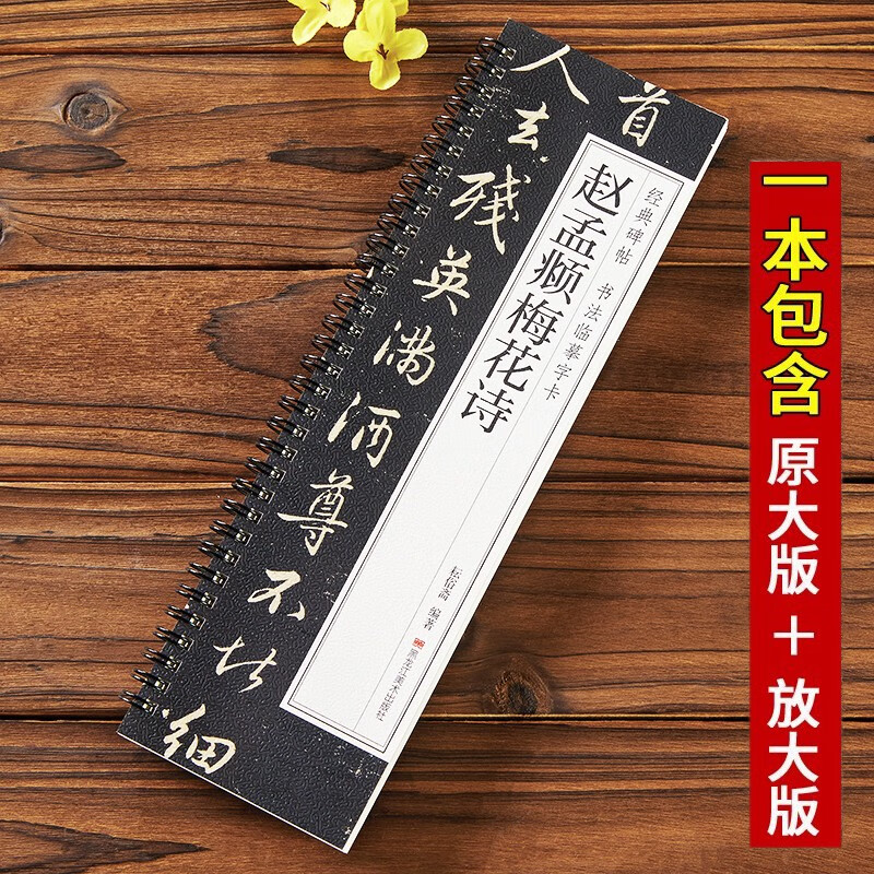 Classic inscriptions, calligraphy copy cards, and plum blossom poems by Zhao Mengfu