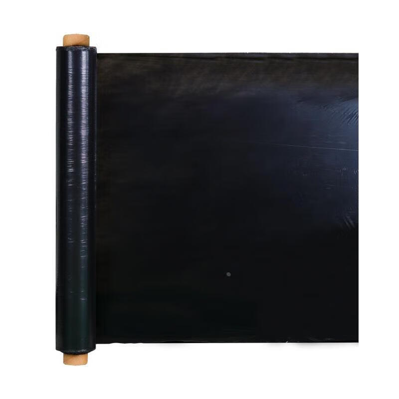 Agricultural thickened black mulch film, weeding film, plastic film, orchard, vegetable greenhouse, strawberry and corn special planting land, black mulch film, 1 meter wide x 600 meters long, 20 pounds 1.4 silk