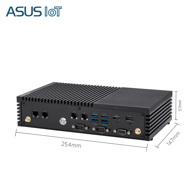 ASUSUITRAHOT industrial computer brand new ASUS industrial computer PE200U-8565U smart edge computer mini host small dual display multi-serial computer host replaces Advantech industrial computer ASUS PE200U-8145U 8G memory/256GSSD