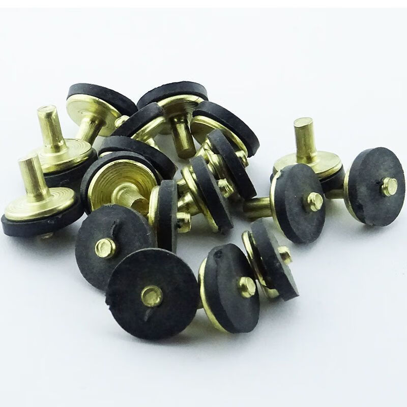 4 points 6 points old-fashioned cast iron faucet accessories valve core slow-opening faucet rubber pad rotary switch sealing gasket rubber ring slow-opening faucet inner core + leather pad iron 20 pieces