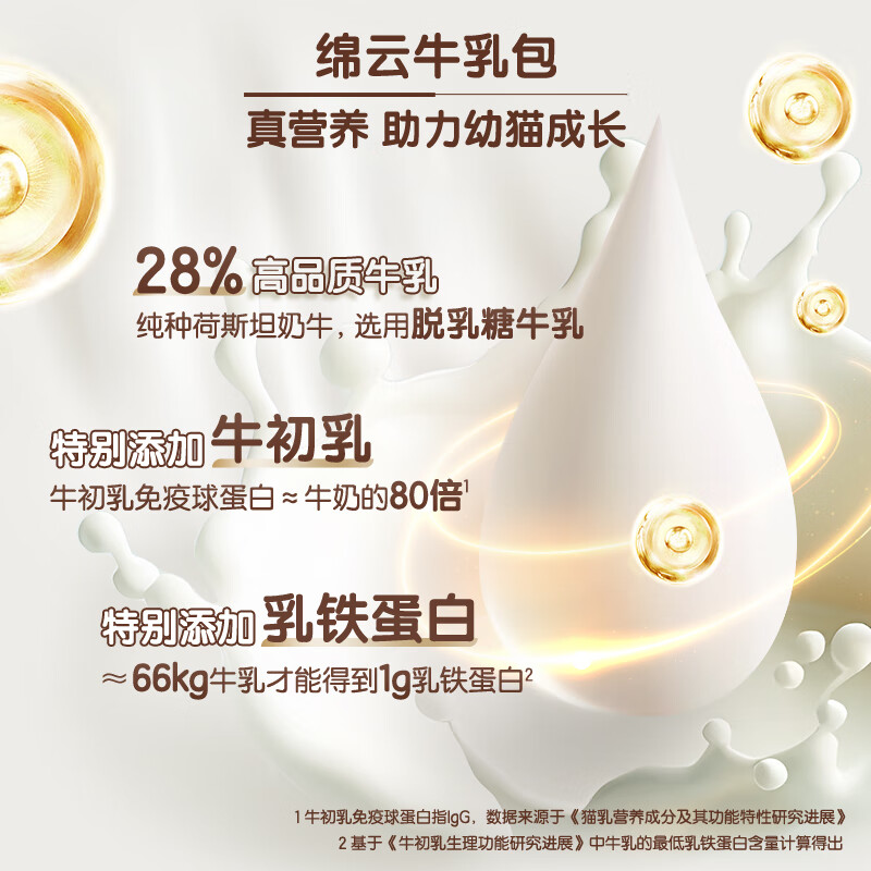 Full price juvenile cat staple food meal package chicken milk formula 50g*15