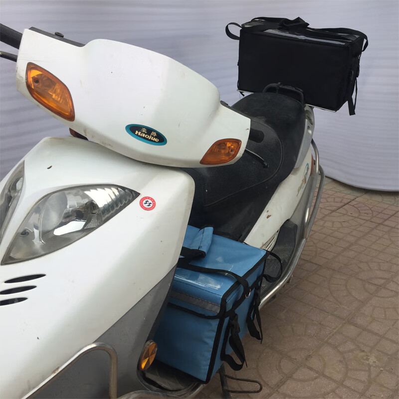 Meituan takeout special box insulated box 30 liter box meal delivery package fast food work box small car box waterproof and thickened 30 liter red inner bracket + portable + pad + shoulder strap + car rack