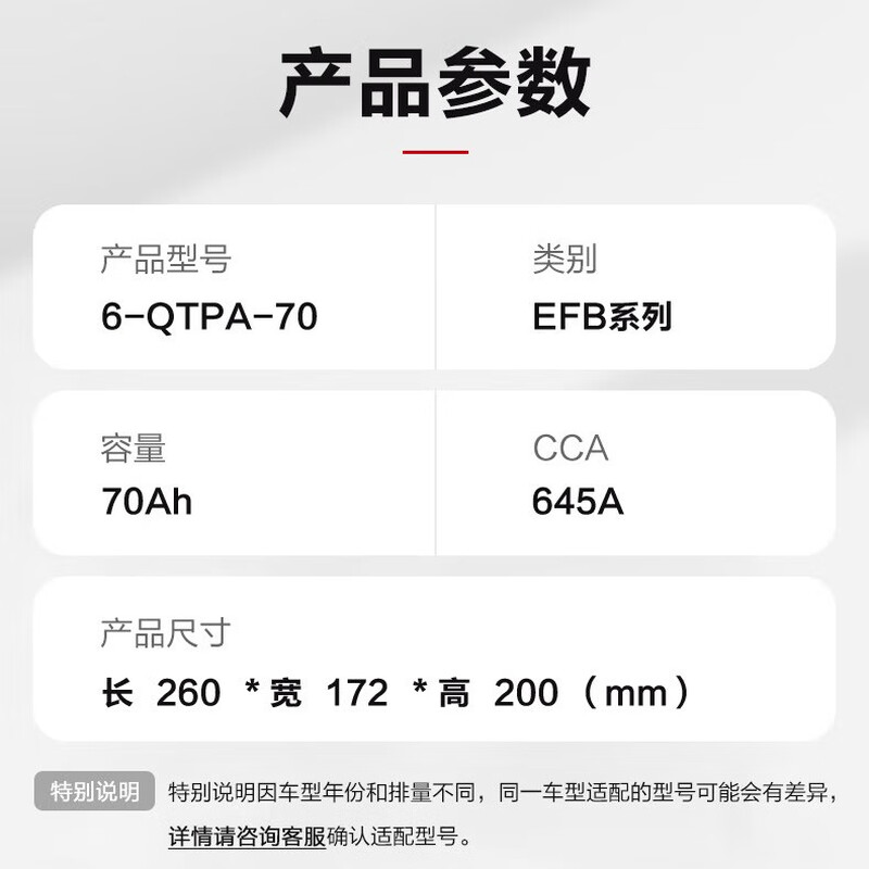 Camel (CAMEL) car battery EFB start-stop battery EFB S-95 Toyota Highlander Prado Lexus