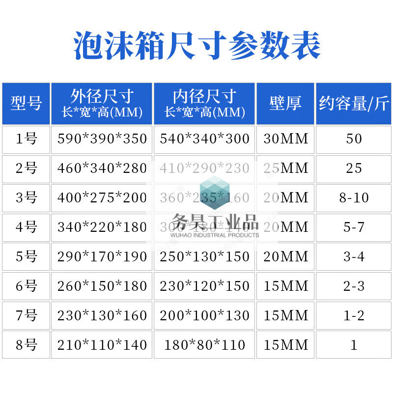 Thickened foam box express commercial stall refrigerated insulated vegetable box fresh fruit packaging large box No. 5 18 pieces 1 set 0x0x0mm