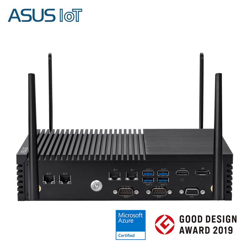 ASUSUITRAHOT industrial computer brand new ASUS industrial computer PE200U-8565U smart edge computer mini host small dual display multi-serial computer host replaces Advantech industrial computer ASUS PE200U-8145U 8G memory/256GSSD