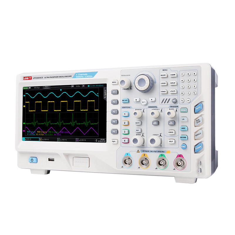 Unilever Industrial Products UPO3504CS digital fluorescence oscilloscope high-precision four-channel 500M bandwidth oscilloscope